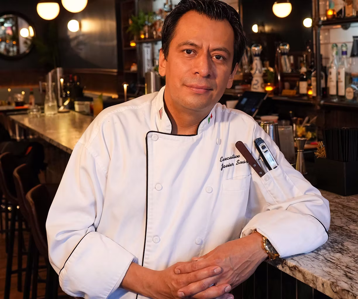 Executive Chef Javier Suarez inside Siren